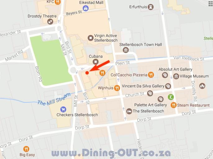 карта Дорп street в Кейптаун