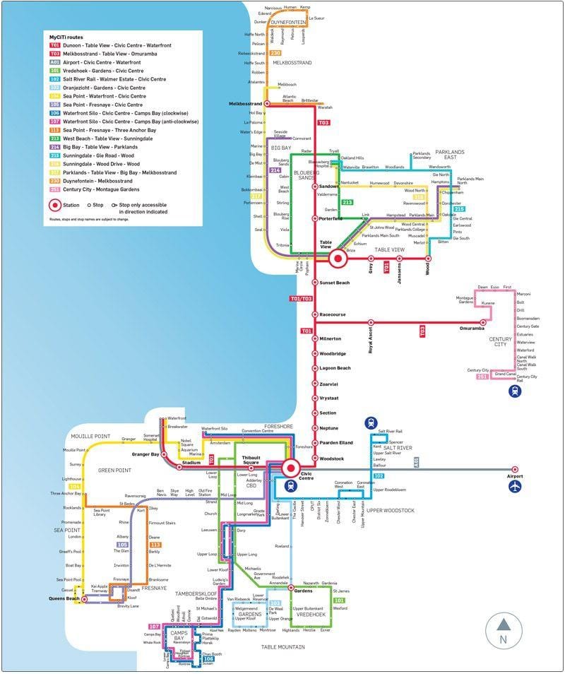 влак myciti карта автобусни линии