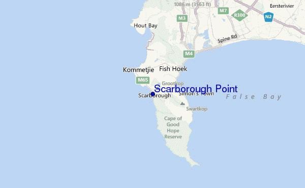 карта на Scarborough Кейптаун