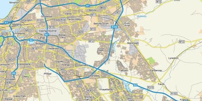 Карта Делфт Кейптаун