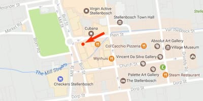 Карта Дорп street в Кейптаун