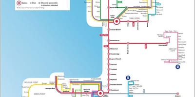 Влак myciti карта автобусни линии