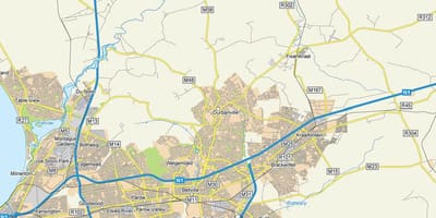 Карта дурбанвиль предградие