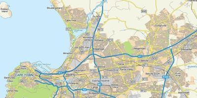 Карта edgemead Кейптаун